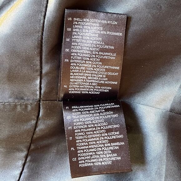 H&M PARKA BLACK LIGHTWEIGHT OUTER COAT SIZE 8 - Picture 11 of 12